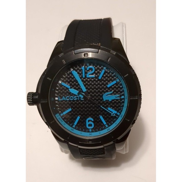 Lacoste Accessories - Lacoste 2010880 Tonga Black Dial Men's watch